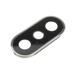 LENTE CÁMARA COM FRAME APPLE IPHONE XS PRETO LENTE CÁMARA COM FRAME APPLE IPHONE XS PRETO